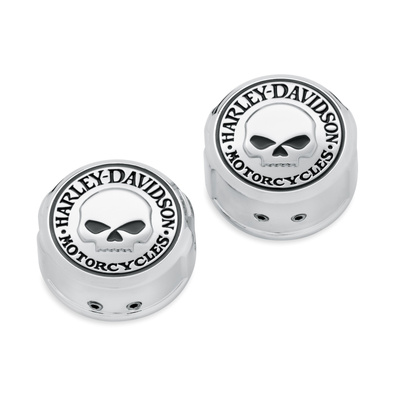 Willie G Skull Swingarm Pivot Bolt Cover Kit