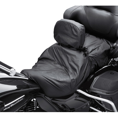 Touring Seat Rain Cover with Rider Backrest
