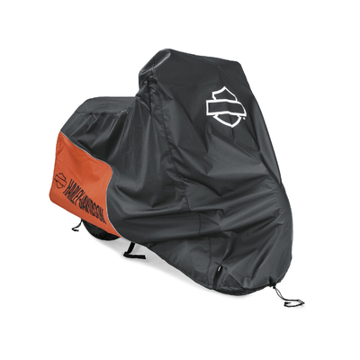 Indoor/Outdoor Motorcycle Cover For XG/XL/XR Models - Orange/Black - Small