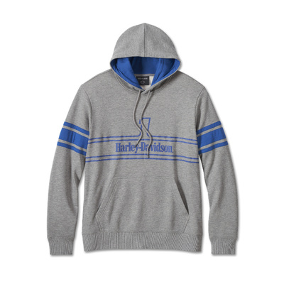 Mens No.1 Racing Hoodie - Medium Grey Heather