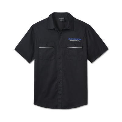 Harley-Davidson H-D TECH The End Line Short Sleeve Shirt - Harley Black