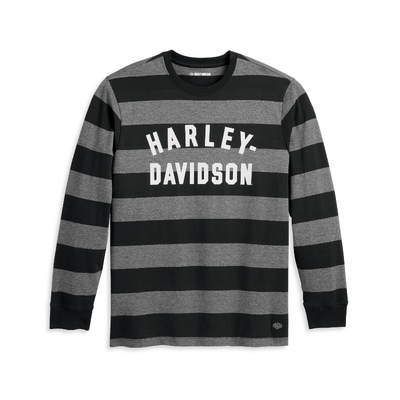 Mens Staple Striped Tee - Black Beauty Stripe