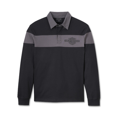 Harley-Davidson Men's Bar & Shield Long Sleeve Polo