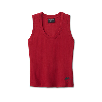 Harley-Davidson Women&#39;s Old English Tank - Chili Pepper