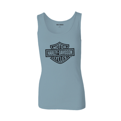 Womens Ultra Classic Bar &amp; Shield Tank - Celestial Blue