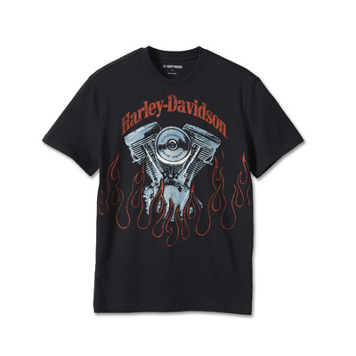 Mens Fiery Tee - Black Beauty