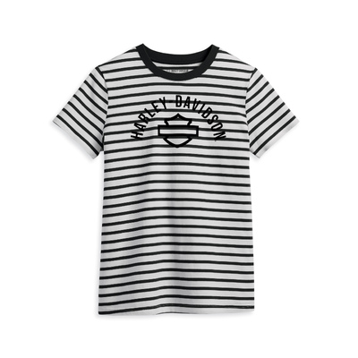 Womens Forever Striped Tee - YD Stripe - Black Beauty