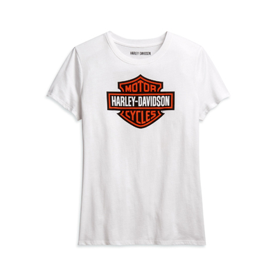 Womens Classic Logo Tee - Bright White