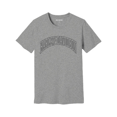 Mens Harley-Davidson Tee - Medium Heather Grey