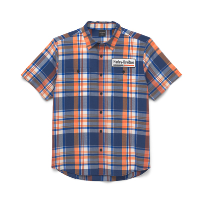 Mens Bar Performance Shirt - Plaid