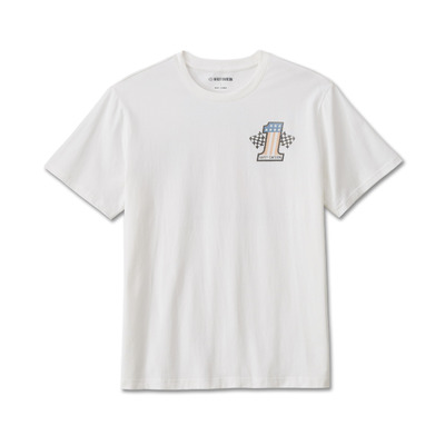 Mens No.1 Racing Tee - Bright White