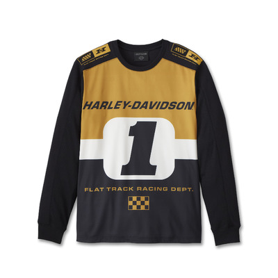 Mens Start Your Engines Racing Jersey - Harley Black