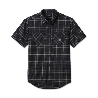 Harley-Davidson Bar &amp; Shield Short Sleeve Mens Shirt - Harley Black