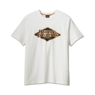 Mens 120th Anniversary Tee - Cloud Dancer