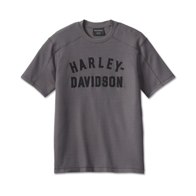 Harley-Davidson Mens Staple Performance Tee - Blackened Pearl - Blackened Pearl