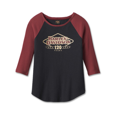 Womens 120th Anniversary Speedbird Diamond Knit Top - Colorblocked - Black Beauty