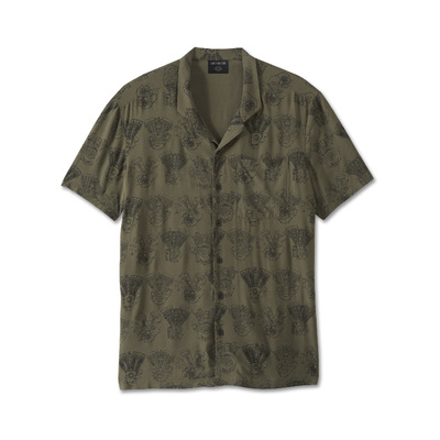 Mens Engine Aloha Shirt - Allover Custom Print