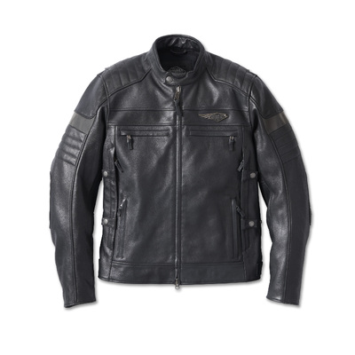 Mens 120th Amalgam Triple Vent System Riding Jacket - Black