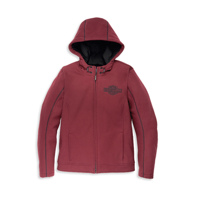 Womens Deflector Hooded Riding Fleece - Port Royale