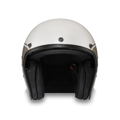 120th Anniversary Diamond H-D X14 SUN SHIELD 3/4 HELMET - Pearl White