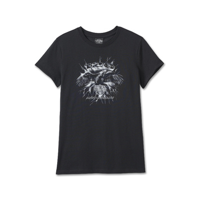 Womens 120th Anniversary Graphic Tee - Black Beauty