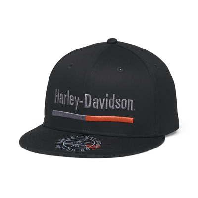 Harley-Davidson Mens Bar Fitted Cap - Black