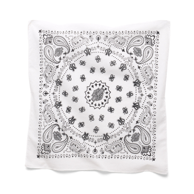 American Heritage Oversized Bandana - Bright White