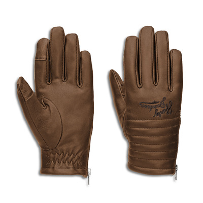 Womens Journey Leather Glove - Brown