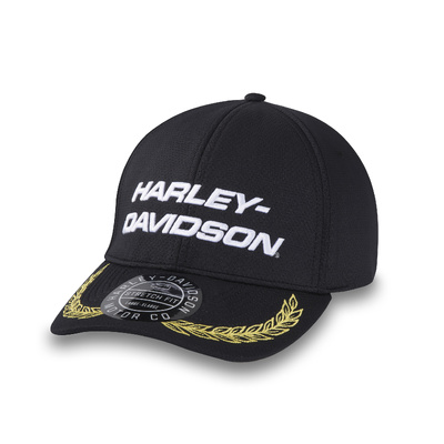 Harley-Davidson Start Your Engines Stretch-Fit Baseball Cap - Harley Black