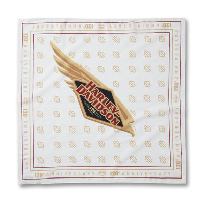 Womens 120th Anniversary Speedbird Bandana - Cloud Dancer - OSFM