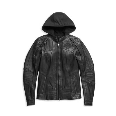Womens Auroral II 3-in-1 Leather Jacket - Black