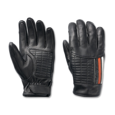 Harley-Davidson Mens South Shore Leather Gloves - Black