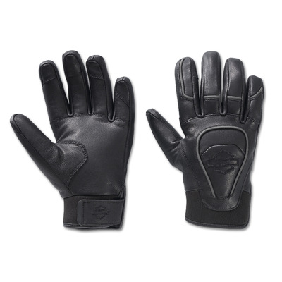 Womens Ovation Waterproof Leather Gloves - Black Beauty