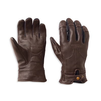Harley-Davidson Mens Ventura Leather Gloves - Mulch