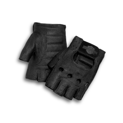 Mens Fingerless Gloves - Black