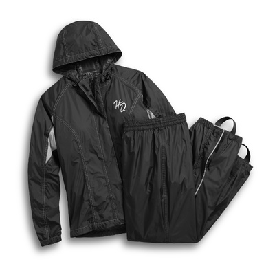 Harley-Davidson Women&#39;s Reflective Waterproof Rain Suit