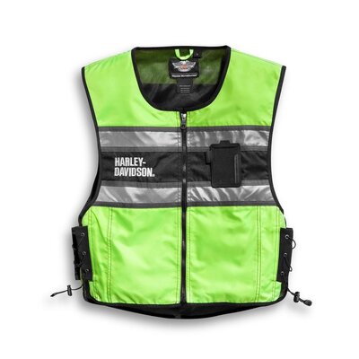 Harley-Davidson Mens Hi-Vis Vest - Hi-Vis Yellow