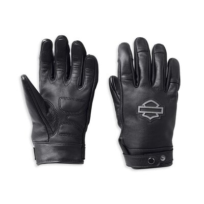 Womens Metropolitan Leather Gloves - Black