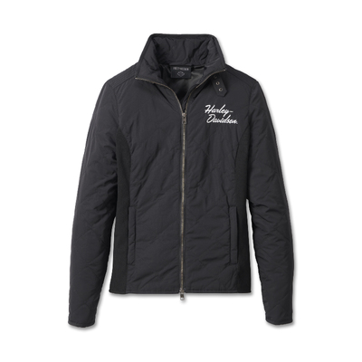 Womens Milwaukee Quilted Jacket - Black Beauty