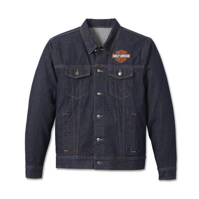 Mens Harley-Davidson Denim Jacket - Dark Indigo