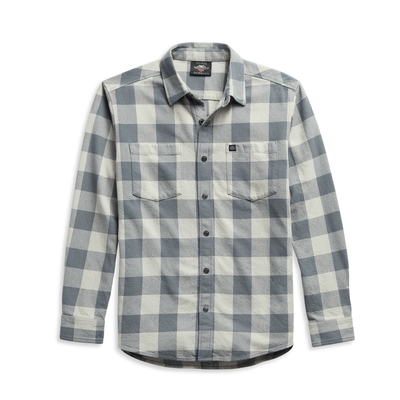 Harley-Davidson Mens #1 Logo Plaid Shirt - Plaid