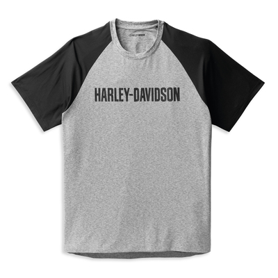 Harley-Davidson Mens Performance HD Tee - Medium Heather Grey