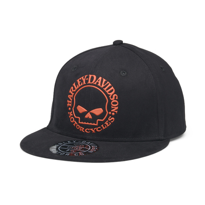 Willie G Fitted Cap - Black/Orange