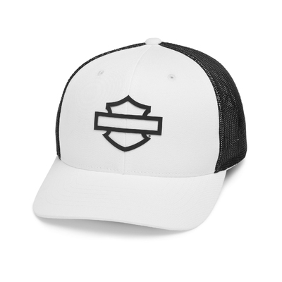 Logo Colorblock Adjustable Trucker Cap - Colorblocked - OSFM