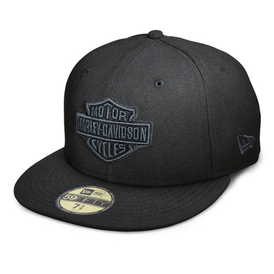 Tonal Bar &amp; Shield Logo 59FIFTY Cap - Black