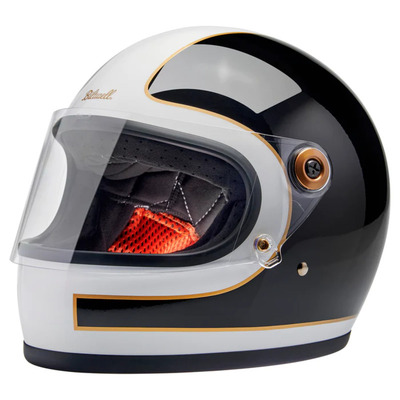 Gringo S ECE 22.06 Helmet - Gloss White/Black Tracker