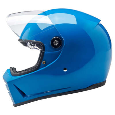 Biltwell Lane Splitter ECE R22.06 Helmet - Gloss Tahoe Blue