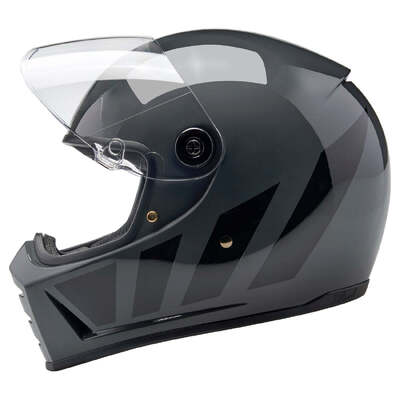 Biltwell Lane Splitter ECE R22.06 Helmet - Gloss Storm Grey