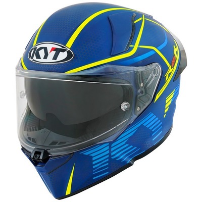 KYT R2R Concept Helmet - Matte Blue/Yellow