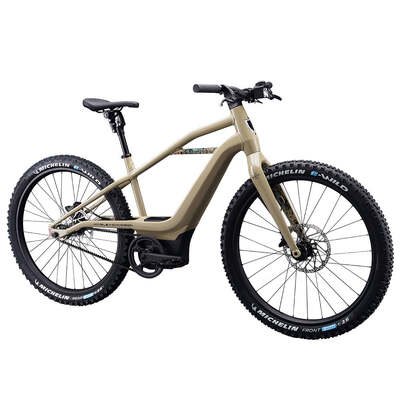 Serial 1 - BASH/MTN (Gen 2) | Electric Off-Road Bike | Yucca Tan / Gloss Graffiti